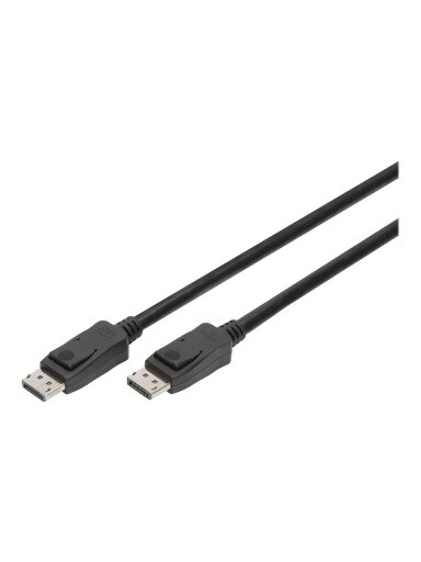 Digitus | DisplayPort Connection Cable | AK-340106-010-S | DisplayPort to DisplayPort DisplayPort Male (Version 1.3/1.4) | DisplayPort Male (Version 1.3/1.4) Digitus | DisplayPort Connection Cable | AK-340106-010-S | DisplayPort to DisplayPort DisplayPort Male (Version 1.3/1.4) | DisplayPort Male (Version 1.3/1.4)