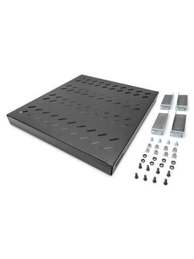 Digitus Fixed Mounting Shelf | DN-97647 | Black Digitus Fixed Mounting Shelf | DN-97647 | Black