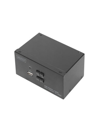 Digitus | KVM Switch, 2 Port, Dual Display, 4K, HDMI | DS-12860 Digitus | KVM Switch, 2 Port, Dual Display, 4K, HDMI | DS-12860