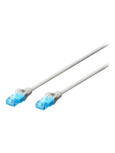 Digitus | Patch cord | UTP | Grey | RJ45 | RJ45