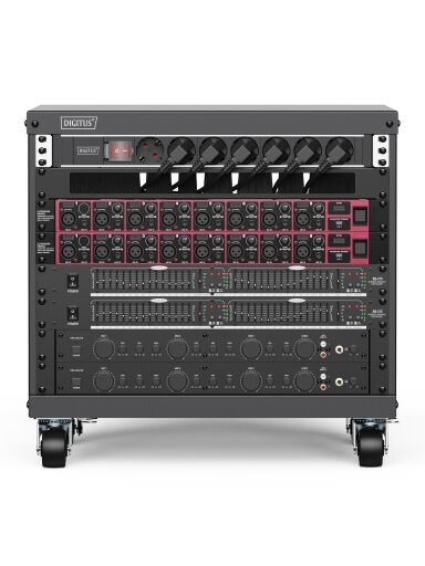Digitus Universal 19-Inch Equipment Rack with Castors, 8U | DN-48000