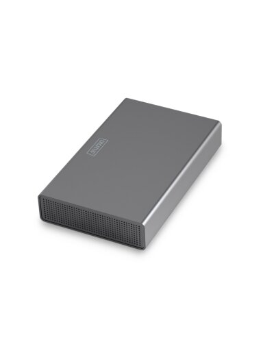 Digitus USB 3.0 hard disk enclosure, 3.5", SATA, 16TB, aluminum | DA-71106-1 Digitus USB 3.0 hard disk enclosure, 3.5", SATA, 16TB, aluminum | DA-71106-1