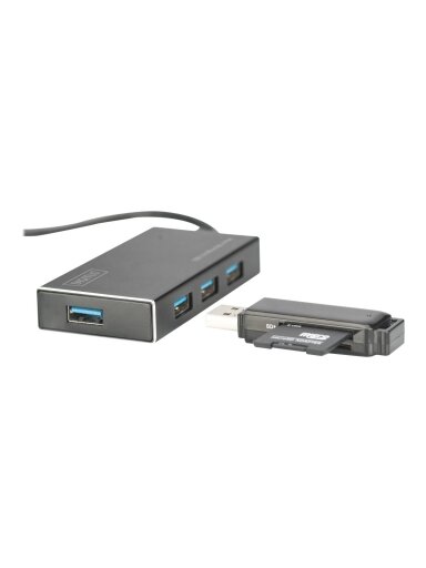 Digitus | USB 3.0 Hub, 4-port Incl. 5V/2A power supply | DA-70240-1 | USB 3.0 Hub