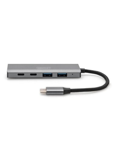 Digitus | USB-C 4 Port HUB 2x USB-A + 2x USB-C Gen2 | DA-70245 | USB-C Hub Digitus | USB-C 4 Port HUB 2x USB-A + 2x USB-C Gen2 | DA-70245 | USB-C Hub