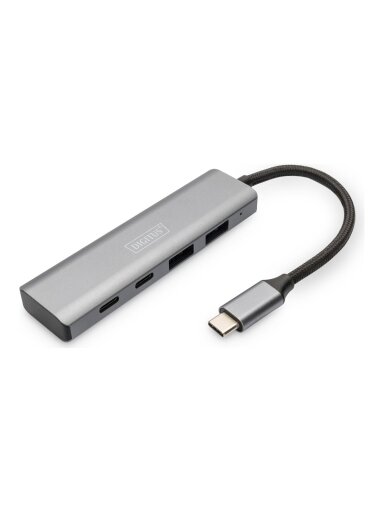 Digitus | USB-C 4 Port HUB 2x USB-A + 2x USB-C Gen2 | DA-70245 | USB-C Hub Digitus | USB-C 4 Port HUB 2x USB-A + 2x USB-C Gen2 | DA-70245 | USB-C Hub