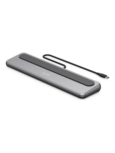 Digitus USB-C 8K docking station, 12-port | DA-70919 | Ethernet LAN (RJ-45) ports 1 | HDMI ports quantity 2 Digitus USB-C 8K docking station, 12-port | DA-70919 | Ethernet LAN (RJ-45) ports 1 | HDMI ports quantity 2