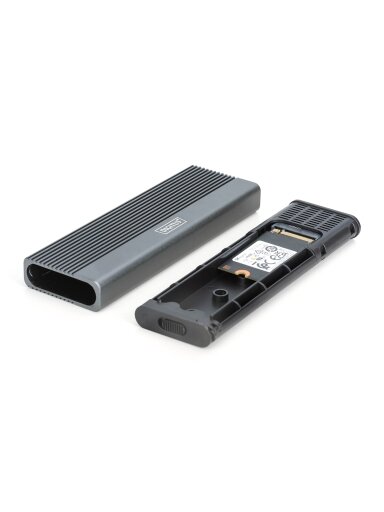 Digitus USB M.2 hard disk enclosure, SSD, external, NVMe + SATA, 10Gbps (NVMe) 6 Gbps (SATA), USB3.1 Gen2 | DA-71156 Digitus USB M.2 hard disk enclosure, SSD, external, NVMe + SATA, 10Gbps (NVMe) 6 Gbps (SATA), USB3.1 Gen2 | DA-71156