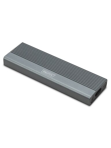 Digitus USB M.2 hard disk enclosure, SSD, external, NVMe + SATA, 10Gbps (NVMe) 6 Gbps (SATA), USB3.1 Gen2 | DA-71156 Digitus USB M.2 hard disk enclosure, SSD, external, NVMe + SATA, 10Gbps (NVMe) 6 Gbps (SATA), USB3.1 Gen2 | DA-71156