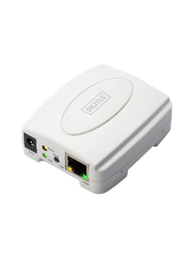 Digitus | USB Print Server, 1-Port 1x RJ45, 1x USB A, USB 2.0 | DN-13003-2 | White Digitus | USB Print Server, 1-Port 1x RJ45, 1x USB A, USB 2.0 | DN-13003-2 | White