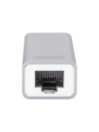 Digitus | USB Type C 3.0 Gigabit Ethernet Adapter 10/100/1000 Mbps | DN-3024 | USB Type-C to RJ45