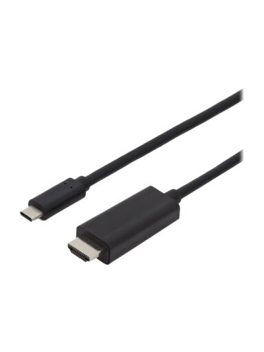 Digitus USB Type-C adapter cable, Type-C to HDMI A M/M, 2.0m, 4K/60Hz, 18GB, bl, gold | Digitus | USB Type-C adapter cable | AK-300330-020-S | USB-C to HDMI USB Type-C Digitus USB Type-C adapter cable, Type-C to HDMI A M/M, 2.0m, 4K/60Hz, 18GB, bl, gold | Digitus | USB Type-C adapter cable | AK-300330-020-S | USB-C to HDMI USB Type-C