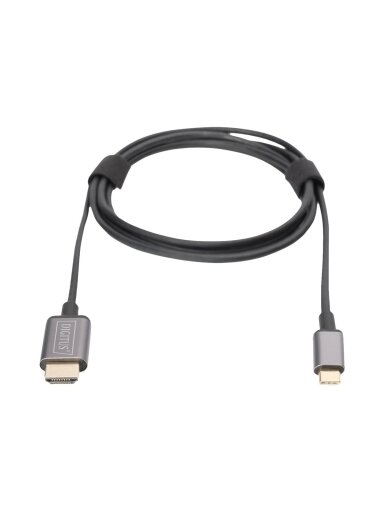 Digitus | USB Type-C to HDMI Adapter | DA-70821 | Black | USB Type-C | 1.8 m Digitus | USB Type-C to HDMI Adapter | DA-70821 | Black | USB Type-C | 1.8 m