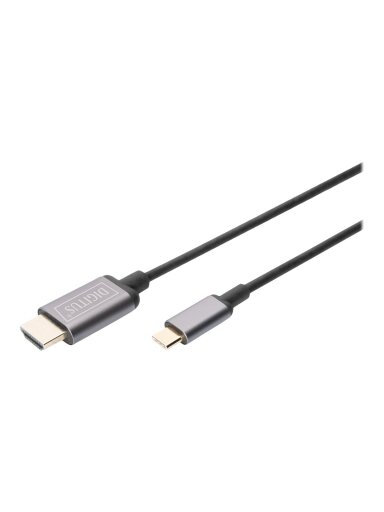 Digitus | USB Type-C to HDMI Adapter | DA-70821 | Black | USB Type-C | 1.8 m Digitus | USB Type-C to HDMI Adapter | DA-70821 | Black | USB Type-C | 1.8 m