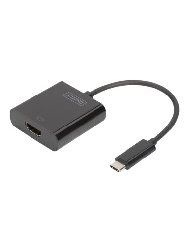 Digitus | USB Type-C to HDMI Adapter | DA-70852 | Black | USB Type-C | 0.15 m Digitus | USB Type-C to HDMI Adapter | DA-70852 | Black | USB Type-C | 0.15 m