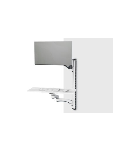 Digitus Wall mount | DA-90451 | Rotate, Swivel | 32 " | Maximum weight (capacity) 8 kg | White/Black