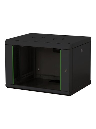 Digitus | Wall Mounting Cabinet | DN-19 07-U-SW | IP protection class: IP20; Front door: Glass door, single opening; Cabinet type: Wall mounting cabinet; Equipment mounting depth min.-max.: 305-370 mm; Load capacity: 100 kg; Dimensions 420 x 600 x 450 mm, Digitus | Wall Mounting Cabinet | DN-19 07-U-SW | IP protection class: IP20; Front door: Glass door, single opening; Cabinet type: Wall mounting cabinet; Equipment mounting depth min.-max.: 305-370 mm; Load capacity: 100 kg; Dimensions 420 x 600 x 450 mm,