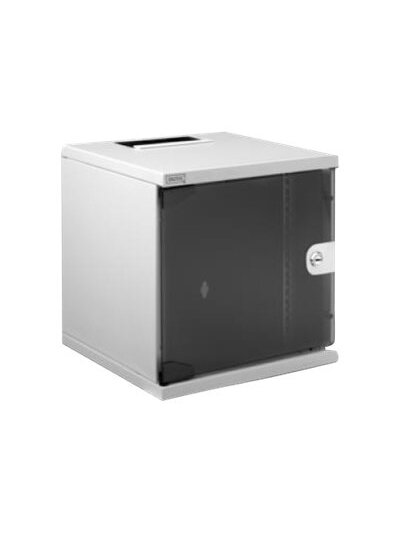 Digitus | 6U Wall Mounting Cabinet | DN-10-05U-1 | Safety class rating IP20; 200° door opening angle; Lockable safety-glass door; 254 mm (10") profile rails mounted on the front side inside of the cabinet, galvanized; 254 mm (10") profile rails are adjust Digitus | 6U Wall Mounting Cabinet | DN-10-05U-1 | Safety class rating IP20; 200° door opening angle; Lockable safety-glass door; 254 mm (10") profile rails mounted on the front side inside of the cabinet, galvanized; 254 mm (10") profile rails are adjust