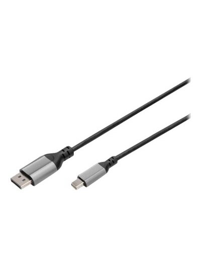 Digitus | 8K DisplayPort Adapter Cable, Mini DP to DP, 2 m | DB-340106-020-S | DisplayPort to DisplayPort Digitus | 8K DisplayPort Adapter Cable, Mini DP to DP, 2 m | DB-340106-020-S | DisplayPort to DisplayPort
