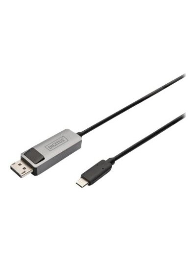 Digitus | Bi-directional Adapter Cable | DB-300334-020-S | USB-C to DP USB-C | Display Port