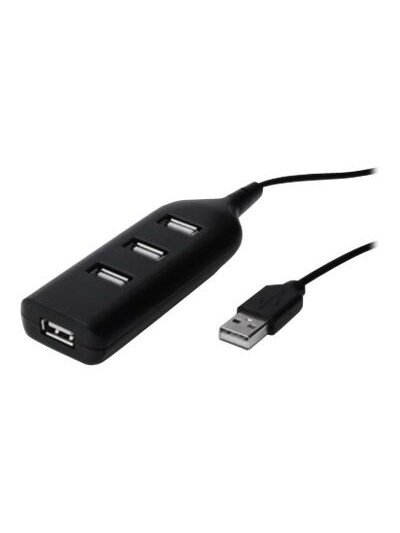 Digitus | USB 2.0 Hub, 4-Port, Bus Powered 4 X USB A/F AT Connected Cable | AB-50001-1 | USB 2.0 Hub Digitus | USB 2.0 Hub, 4-Port, Bus Powered 4 X USB A/F AT Connected Cable | AB-50001-1 | USB 2.0 Hub