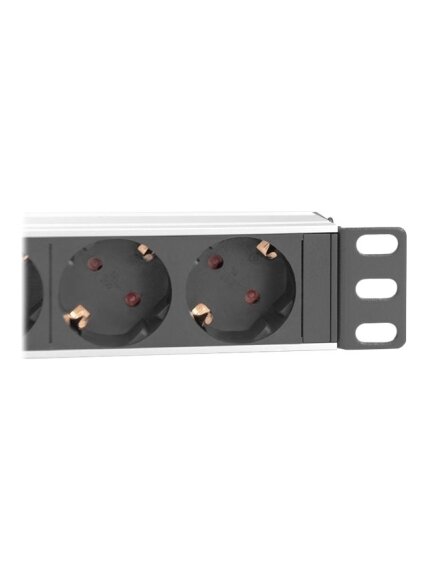 Digitus | 10” Socket Strip with Aluminum Profile, 4-way safety sockets | DN-95418 3 Digitus | 10” Socket Strip with Aluminum Profile, 4-way safety sockets | DN-95418 3