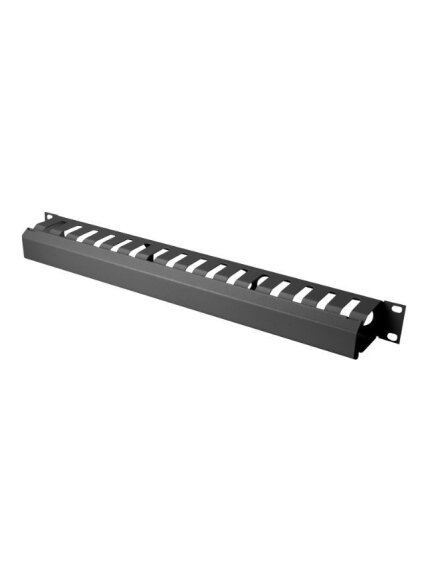 Digitus | 1U cable management cage detachable rear plate | DN-97617 | For installation on the 483 mm (19“) profile rails | Black