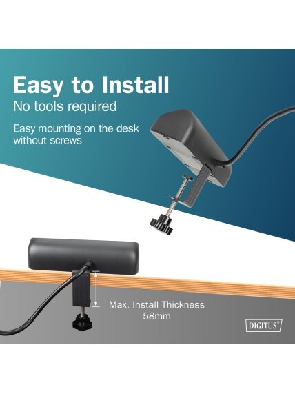 Digitus 3-way office socket strip with 2x USB-A and 1x USB-C connections | DA-70625 11 Digitus 3-way office socket strip with 2x USB-A and 1x USB-C connections | DA-70625 11