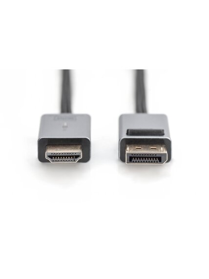Digitus 4K DisplayPort Adapter Cable, DP - HDMI Type A | DB-340202-018-S | 1.8 m 1 Digitus 4K DisplayPort Adapter Cable, DP - HDMI Type A | DB-340202-018-S | 1.8 m 1
