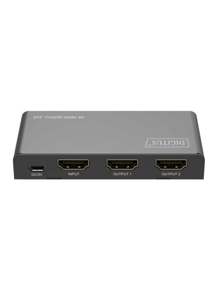 Digitus 4K HDMI Splitter, 1x2 | DS-55336 | Black 2 Digitus 4K HDMI Splitter, 1x2 | DS-55336 | Black 2