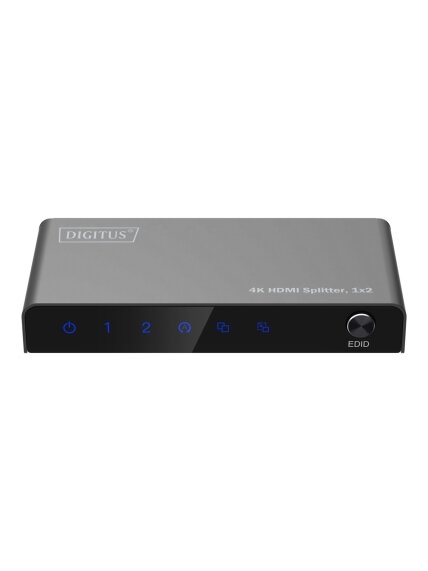 Digitus 4K HDMI Splitter, 1x2 | DS-55336 | Black Digitus 4K HDMI Splitter, 1x2 | DS-55336 | Black