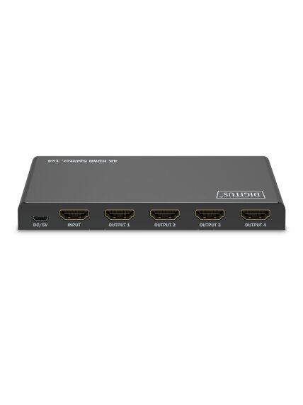 Digitus 4K HDMI Splitter, 1x4 | DS-55337 | Black 2 Digitus 4K HDMI Splitter, 1x4 | DS-55337 | Black 2