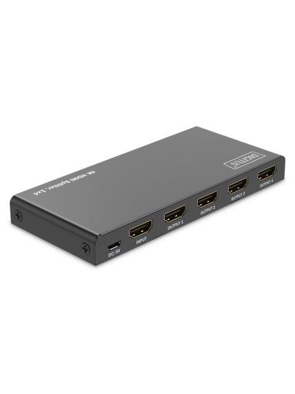 Digitus 4K HDMI Splitter, 1x4 | DS-55337 | Black 3 Digitus 4K HDMI Splitter, 1x4 | DS-55337 | Black 3