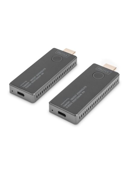 Digitus | 4K Wireless Video Extender, 30 m (HDMI - HDMI) | DS-55323 | Black/Silver 4 Digitus | 4K Wireless Video Extender, 30 m (HDMI - HDMI) | DS-55323 | Black/Silver 4