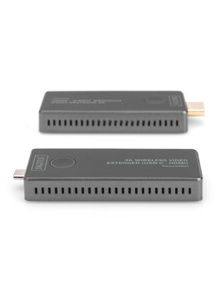 Digitus | 4K Wireless Video Extender, 30 m (USB-C - HDMI) | DS-55324 | Black/Silver 3 Digitus | 4K Wireless Video Extender, 30 m (USB-C - HDMI) | DS-55324 | Black/Silver 3