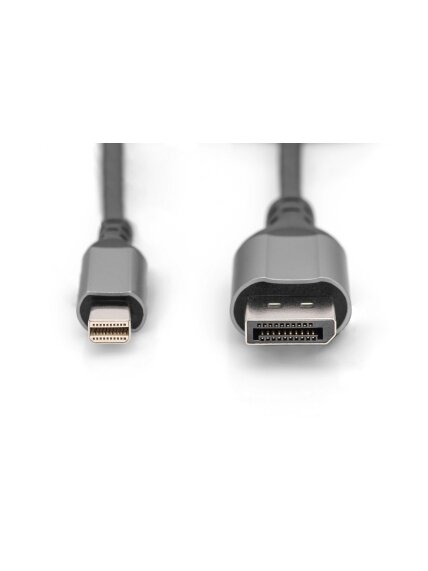 Digitus | 8K DisplayPort Adapter Cable, Mini DP to DP, 2 m | DB-340106-020-S | DisplayPort to DisplayPort 4 Digitus | 8K DisplayPort Adapter Cable, Mini DP to DP, 2 m | DB-340106-020-S | DisplayPort to DisplayPort 4