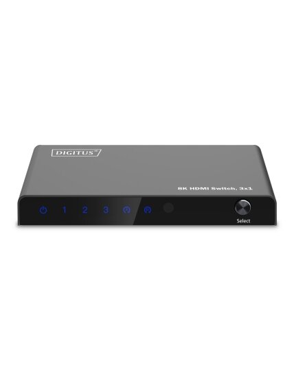 Digitus 8K HDMI Switch, 3x1 | DS-55333 | Black 2 Digitus 8K HDMI Switch, 3x1 | DS-55333 | Black 2