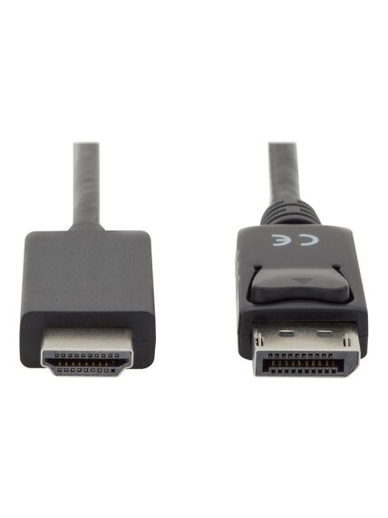 Digitus Adapter Cable, DP - HDMI type A | DisplayPort to HDMI | 2 m 1 Digitus Adapter Cable, DP - HDMI type A | DisplayPort to HDMI | 2 m 1