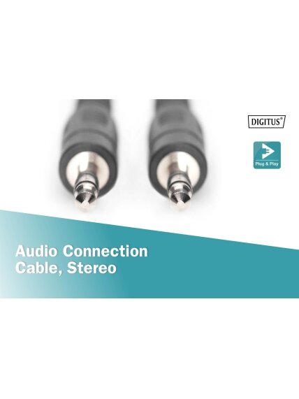 Digitus Audio Connection Cable, Stereo | AK-510100-015-S 4