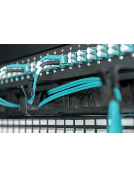Digitus Cable Management Panel with Brush Entries for 483 mm (19") Cabinets, 1U | DN-97663 2 Digitus Cable Management Panel with Brush Entries for 483 mm (19") Cabinets, 1U | DN-97663 2