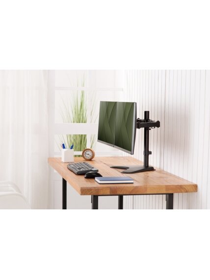 Digitus Desk Mount | DA-90401 | Adjustable Height, Rotate, Swivel | 15-32 " | Maximum weight (capacity) 2x8 kg | Black 12 Digitus Desk Mount | DA-90401 | Adjustable Height, Rotate, Swivel | 15-32 " | Maximum weight (capacity) 2x8 kg | Black 12