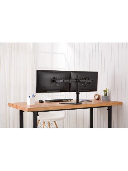 Digitus Desk Mount | DA-90401 | Adjustable Height, Rotate, Swivel | 15-32 " | Maximum weight (capacity) 2x8 kg | Black 13 Digitus Desk Mount | DA-90401 | Adjustable Height, Rotate, Swivel | 15-32 " | Maximum weight (capacity) 2x8 kg | Black 13