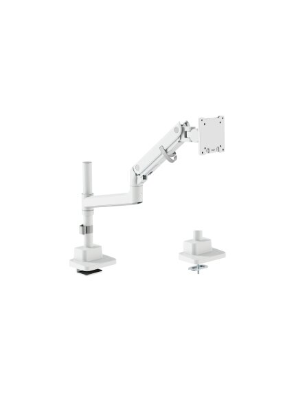 Digitus Desk Mount | DA-90476 Single Monitor Mount | Height, tilt, pivot, rotation, depth | 57 " | Maximum weight (capacity) 27 kg | White 4 Digitus Desk Mount | DA-90476 Single Monitor Mount | Height, tilt, pivot, rotation, depth | 57 " | Maximum weight (capacity) 27 kg | White 4