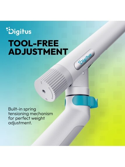 Digitus Desk Mount | Tilt, rotation, pivot | Single design monitor mount | 35 " | Maximum weight (capacity) 10 kg | White 9 Digitus Desk Mount | Tilt, rotation, pivot | Single design monitor mount | 35 " | Maximum weight (capacity) 10 kg | White 9