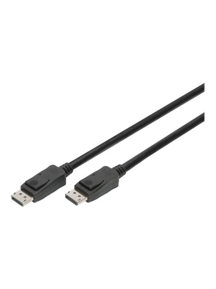 Digitus | DisplayPort Connection Cable | AK-340106-010-S | DisplayPort to DisplayPort DisplayPort Male (Version 1.3/1.4) | DisplayPort Male (Version 1.3/1.4) Digitus | DisplayPort Connection Cable | AK-340106-010-S | DisplayPort to DisplayPort DisplayPort Male (Version 1.3/1.4) | DisplayPort Male (Version 1.3/1.4)