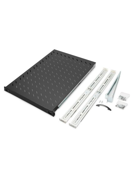Digitus Extendible Shelf for 483 mm Cabinets | DN-19 TRAY-2-1000SW | Black 4 Digitus Extendible Shelf for 483 mm Cabinets | DN-19 TRAY-2-1000SW | Black 4