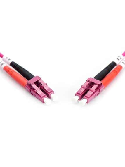Digitus Fiber Optic Multimode | DK-2533-03-4 | Patch cord | Length 3 m | Erika violet 1 Digitus Fiber Optic Multimode | DK-2533-03-4 | Patch cord | Length 3 m | Erika violet 1