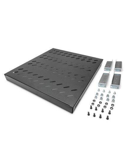 Digitus Fixed Mounting Shelf | DN-97647 | Black 1