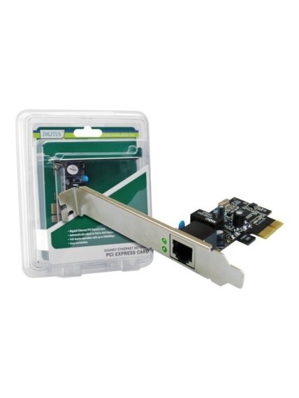 Digitus | Gigabit Ethernet PCI Express Card, 2-port 32-bit, low profile bracket, Intel chipset | DN-10132 Digitus | Gigabit Ethernet PCI Express Card, 2-port 32-bit, low profile bracket, Intel chipset | DN-10132