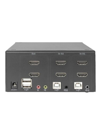 Digitus | KVM Switch, 2 Port, Dual Display, 4K, HDMI | DS-12860 3 Digitus | KVM Switch, 2 Port, Dual Display, 4K, HDMI | DS-12860 3
