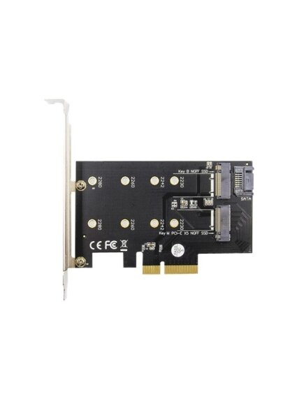 Digitus | M.2 NGFF / NVMe SSD PCI Express 3.0 (x4) Add-On Card | DS-33170 2